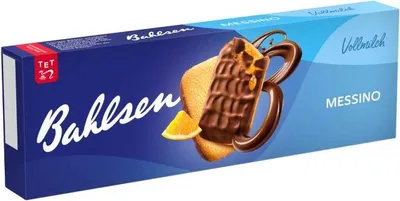 Produktbild von Bahlsen Messino Orange Vollmilch Sorgt für eine fruchtige Auszeit 125g