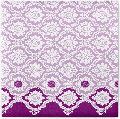 Produktbild von Sovie HORECA Serviette Mandy in Aubergine aus Linclass Airlaid, 40 x 40 cm, 50 Stück - Ornamente