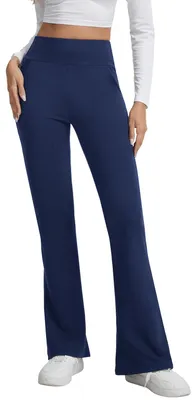 Productafbeelding van Sportbroek yogabroek Flared legging - Hoge taille - Gevoerd met fleece - Dames - Thermisch