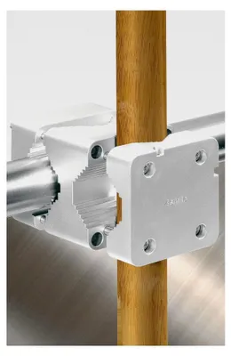 Produktbild von Sonnenschirmhalter für Balkongeländer – Aluminium Halterung für Sonnenschirme