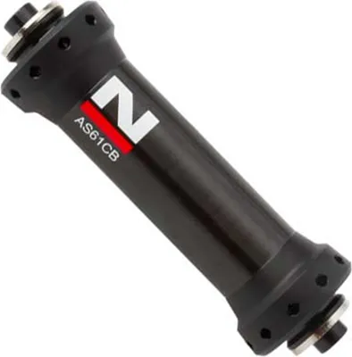 Image de Novatec AS61CB, moyeu avant en carbone, 20 trous, tirage droit, couleur noire - fibre de carbone unidirectionnelle (UD-Carbon).