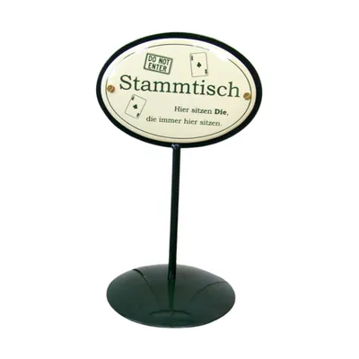 Produktbild von Tischständer Stammtisch Emaille