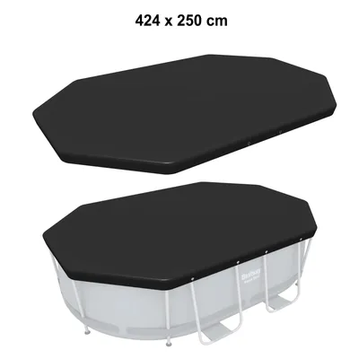 Obrázok produktu pre Kryt na bazén s oválnym rámom 427 x 250 x 100 cm Bestway 58425