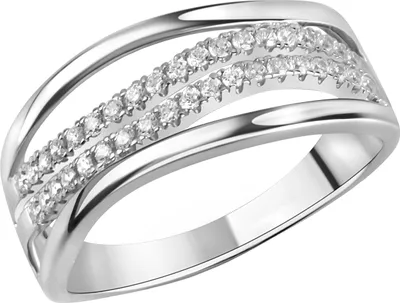 Produktbild von V Ring 925/- Sterling Silber weiß 062 (19,7) Zirkonia weiß 471270403