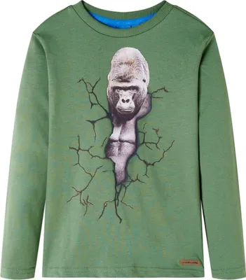 Produktbild von Kinder-Langarmshirt Helles Khaki 116
