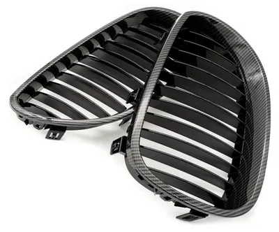 Obrázek produktu pro Maska chladiče BMW 5 E60 simple karbon