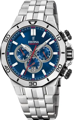 Produktbild von Festina Herren Uhr F20448-3 Chrono Bike blau-rot