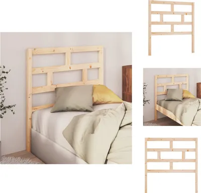 Immagine prodotto di vidaXL Testiera 106x4x100 cm in legno di pino massiccio - Testate e piedi