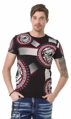 Produktbild von CT692 Herren T-Shirt mit großem Frontprint