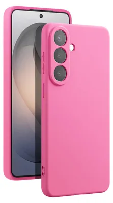 Immagine prodotto di Avizar, custodia in silicone effetto soft-touch per Galaxy S26, con fodera in microfibra, colore fucsia
