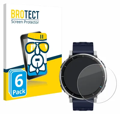 Produktbild von 6x BROTECT Schutzglas für Amazfit Active 3 Premium Schutzfolie Panzer Folie Glas Display Schutz klar