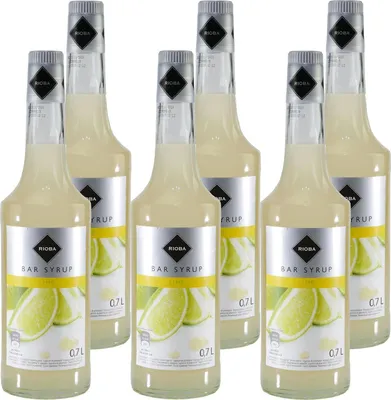 Produktbild von Rioba Lime (Limette) Syrup (6 x 0,7L)
