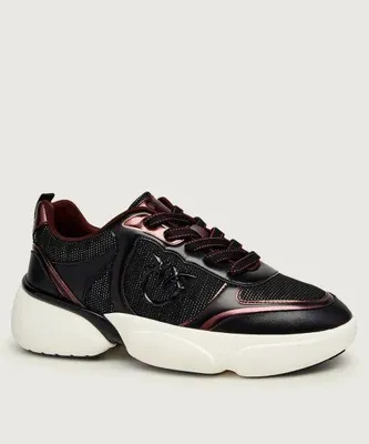 Zdjęcie produktu dla Różowe sneakersy damskie Pinko, model Alba 03 SS0211, kolor P027, rozmiar Z99
