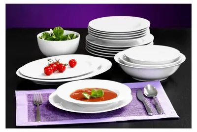 Produktbild von Tafelservice Bianco, 12-teilig, Porzellangeschirr