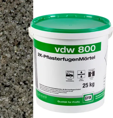Produktbild von VDW 800 Fugenmörtel, Steingrau, 25 Kg