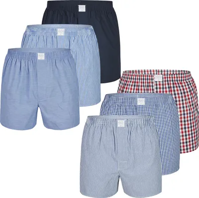 Produktbild von MG-1 Boxershorts MG-45-925-00 Größe S 6er Pack Herren Unterhosen Baumwolle Bekleidung Herren Männer Jungs Männerboxershorts Shorts