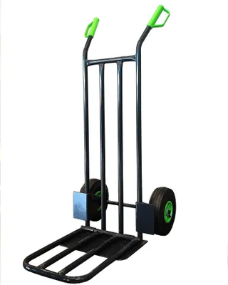 Produktbild von 1x Sackkarre Schwerlast 1200 x 517 x 480 mm für max. 250 kg schwarz grün