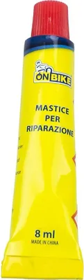 Immagine prodotto di On Bike Tubo da 8 ml di mastice per la riparazione delle camere d'aria delle biciclette