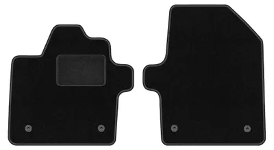 Immagine prodotto di Tappetini anteriori in moquette per Kia EV6 2021- (crossover) – 2 pezzi, neri, su misura – Wielganizator LUX