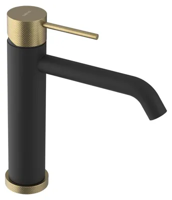 Immagine prodotto di Miscelatore per lavabo ULTRASAN, nero opaco/oro opaco