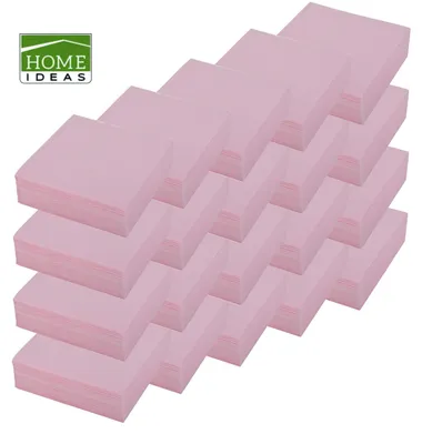 Produktbild von 1000 Servietten rosa  33x33cm 3lagig 1/4 Falz Papierserviette Papiertuch Deko