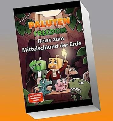 A book cover illustration featuring cartoon characters in a jungle-like setting.