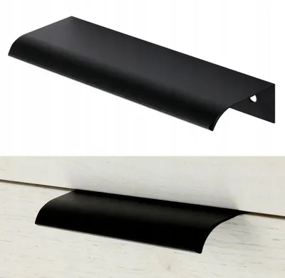 Produktbild von MAVö BIVA Kanten Möbelgriff Schwarz 96mm