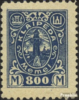 Produktbild von Briefmarken Memelgebiet 1923 Mi 160 postfrisch Hafen Memel