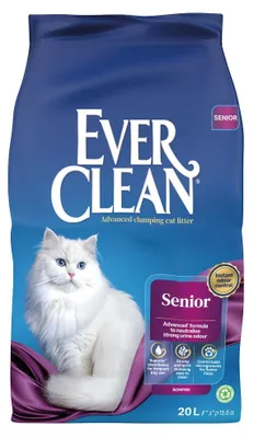 Image de Ever Clean Senior Cat, litière agglomérante pour chats, 20 L