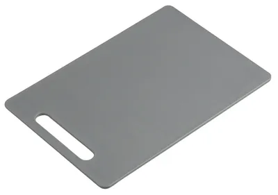 Produktbild von KESPER 32474 Schneidebrett aus PP-Kunststoff, grau, 28,5 x 19,5 x 0,5 cm