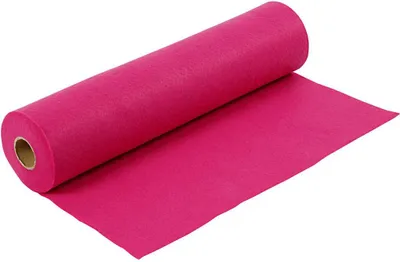 Immagine prodotto di Feltro craft fucsia, 45 cm x 1,5 mm x 5 m, 180-200 g, rotolo