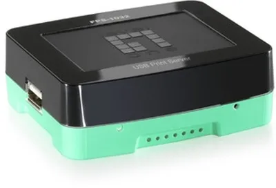 Immagine prodotto di LevelOne FPS-1032 Server di stampa LAN Ethernet Nero Verde