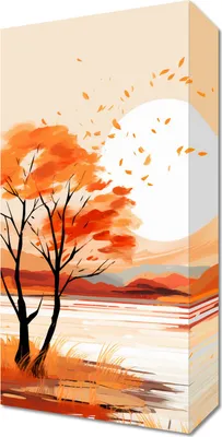 Obrázok produktu pre Obraz 20x40 cm Zlaté rozlúčenie