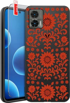 Immagine prodotto di ETUI do Motorola Moto Edge 30 Neo MOTYWY LUDOWE TRADYCJA WZORY + SZKŁO 9H