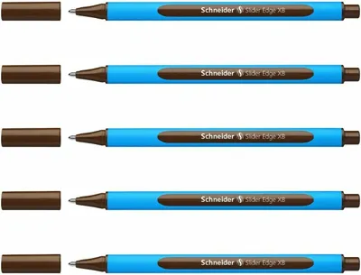 Produktbild von Schneider Kugelschreiber Slider Edge XB - 5er-Set braun