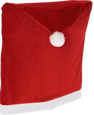 Productafbeelding van Kerstversiering: Rode stoelhoes, 120 cm
