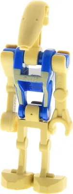 Image de 1x Lego figurine droïde beige bleu Star Wars pilote 1 bras droit sw0360