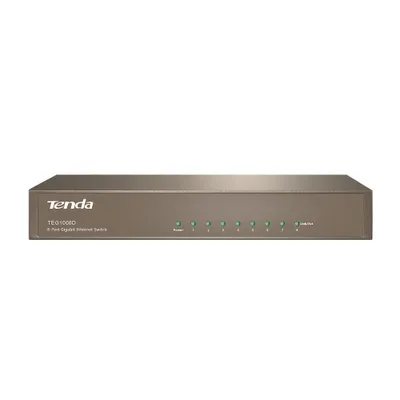 Produktbild von Tenda TEG1008D, Ethernet-WAN, Grau