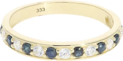Produktbild von Goldring 333 mit echtem Saphir und Zirkonia 333 JL39-07-0873 JuwelmaLux Größe 52