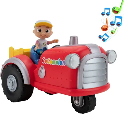Produktbild von Jazwares - Cocomelon - Mitsing-Traktor mit JJ Spielfigur Lernspielzeug für Kinder ab 2 Jahren
