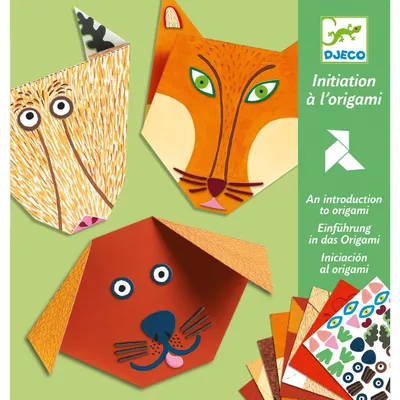 Image de Jeu créatif initiation origami Animaux, Djeco