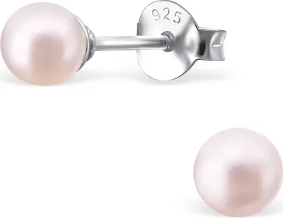 Immagine prodotto di rosa pallido - Orecchini di perle in argento 925 da donna