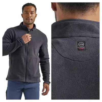 Produktbild von Wrangler | Herren Technical Fleece Jacket warme Outdoor Fleecejacke Winter Casual modern oversized Größe 3XL
