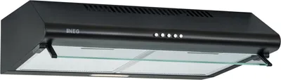 Produktbild von NEG Unterbau Dunstabzugshaube NEG15-ATR  60cm, Abluft und Umluft, LED, 195 m³/h, Single-Motor Farbe: schwarz