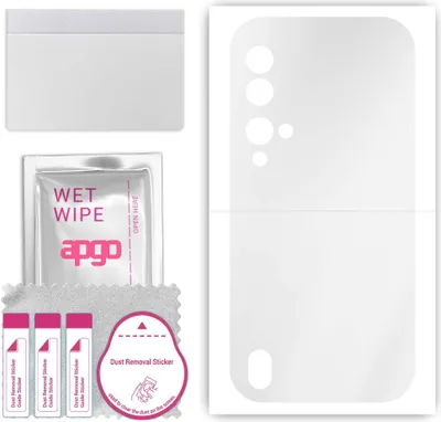 Produktbild von apgo Rückseite Schutzfolie, klar, kompatibel mit Blackview BV9900E, Hinten Hydrogel-Displayschutzfolie mit Positionierhilfe, kratzfest, einfache Montage