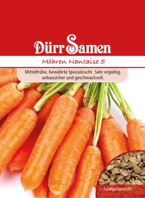 Produktbild von Möhre Nantaise 5 | Möhrensamen von Dürr Samen