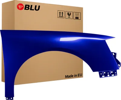Immagine prodotto di BLU Parafango compatibile con VW Volkswagen Passat B6 LC5E Destra Blau CobaltBlau | 2005-2010 | Anteriore | Verniciato | Pronto per il montaggio | Acciaio