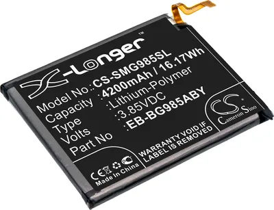 Produktbild von TECHTEK Akku Kompatibel mit [Samsung] Galaxy S20 Plus, SC-52A, SGH-N805, SM-G985F SM-G986B, SM-G985F/DS, SM-G986DS, SM-G986J, SM-G986N Ersetzt EB-BG9