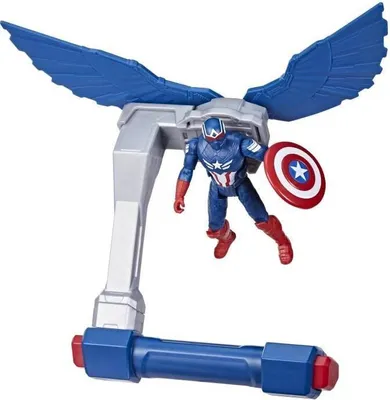 Zdjęcie produktu dla Figurka Captain America, Marvel Epic Hero Series Captain America: Brave New World, Figurka Akcji, Zabawka Superbohater, Od 4 lat