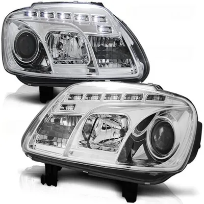 Produktbild von Scheinwerfer DRL LED Tagfahrlicht passend für VW Touran 1T3 / Caddy 3 Bj. 10-15 Chrom